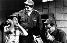 Frankie Avalon, Harvey Lembeck, and John Ashley