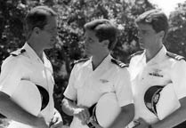 Charles Frank, Andrew Stevens, and Richard Dean Anderson