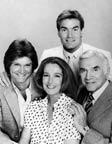 Andrew Stevens, Julie Adams, Sam J. Jones, and Lorne Green