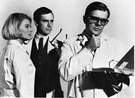 Hope Lange, Bradford Dillman, and Pat Hingle