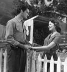 Brett Halsey and Alice Kelley in Ma and Pa Kettle at Home