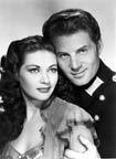 Yvonne De Carlo and Jean-Pierre Aumont