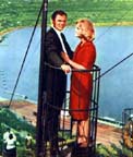 John Saxon and Leticia Roman