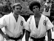 John Saxon and Jim Kelly