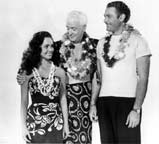 Susan Cabot, Raymond Greenleaf, and Jon Hall and Susan Cabot