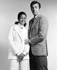 Mike Connors and Gail Fisher