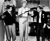 Chico Marx, Nat Pendleton, and Groucho Marx