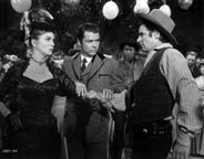 Joanne Dru, Audie Murphy, and Peter Breck