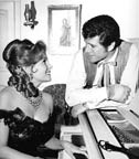 Rhonda Fleming and Robert Fuller