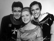 Stuart Whitman, Dolores Hart, and Bradford Dillman