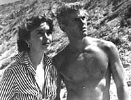 Tab Hunter and Dawn Addams