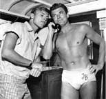 Tab Hunter and John Bromfield