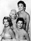 Myrna Hansen, Mamie Van Doren, Allison Hayes, and Colleen Miller