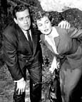 Raymond Burr and Barbara Hale