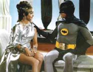 Adam West and Carolyn Jones