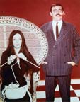 Carolyn Jones and John Astin