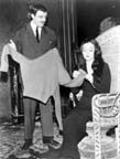 John Astin and Carolyn Jones