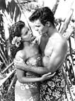 Debra Paget and Louis Jourdan