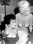 Jayne Mansfield and Sophia Loren