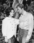 Joanne Dru and Roy Thinnes