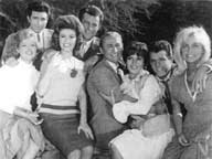 Helen Stephens, Dan Terranova, Beverly Powers, Robert Conrad, Nick Adams, Mary Ann Mobley, John Ashley, and Joy Harmon