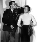 Julie Adams and Charlton Heston