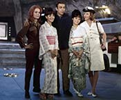 Karin Dor, Mie Hama, Sean Connery, Akiko Wakabayashi, and Lois Maxwell