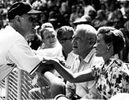 Leo Durocher, Laraine Day, and Spencer Tracy