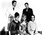James Best, Jerry Lewis, Gina Golan, Leslie Parrish, and Mary Ann Mobley