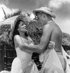 Linda Darnell and Tab Hunter