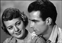 Shelley Winters and Montgomery Clift