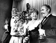 Lee Marvin, Julie Christie, Shelley Winters, and Martin Balssam