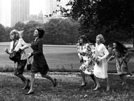 Barbara Rhoades, Jo Ann Pflug, Tina Louise, Georgia Engel, and Julie Hagerty