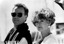 Michael Keaton and Tippi Hedren