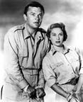 Peter van Eyck and Vera Miles