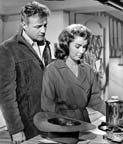 Brian Keith and Vera Miles