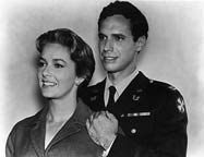 Vera Miles and Bradford Dillman