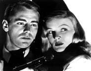 Alan Ladd and Veronica Lake