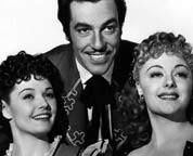 Marjorie Weaver, Cesar Romero, and Virginia Field