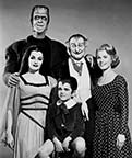 Fred Gwynne, Yvonne De Carlo, Butch Patrick, Al Lewis, and Pat Priest