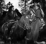 Yvonne De Carlo and Mara Corday