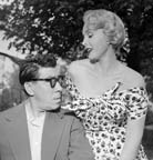 Fernandel and Zsa Zsa Gabor