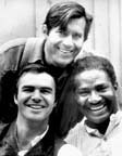 Clint Walker, Burt Reynolds, and Ossie Davis