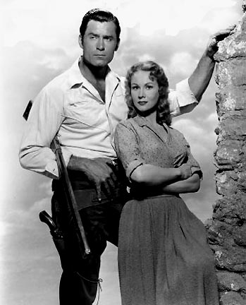 clint walker virginia mayo dobbs fort movie cheyenne westerns actor hollywood drive old brian pt34 trivia theater man western briansdriveintheater