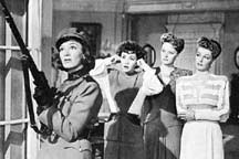 Eve Arden, Jane Wyman, Alexis Smith, and Ann Sheridan