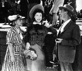 Jessie Arnold, Judy Canova, and Walter Baldwin