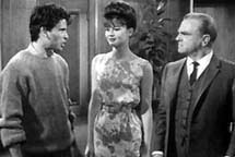 Horst Buchholz, Pamela Tiffin, and James Cagney