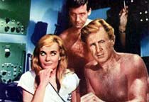 Shirley Eaton, Brian Kelly, and Lloyd Bridges