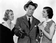 Glenda Farrell, Brian Donlevy, and Helen Wood