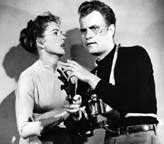 Coleen Gray and Vic Morrow